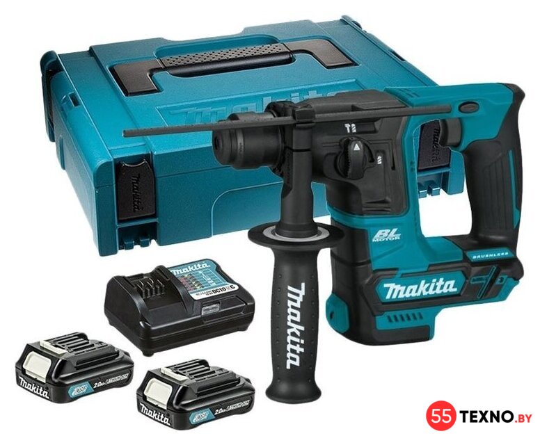 Перфоратор Makita HR166DWAJ (с 2-мя АКБ, кейс) - Изображение №1 — Интернет-магазин 55texno.by