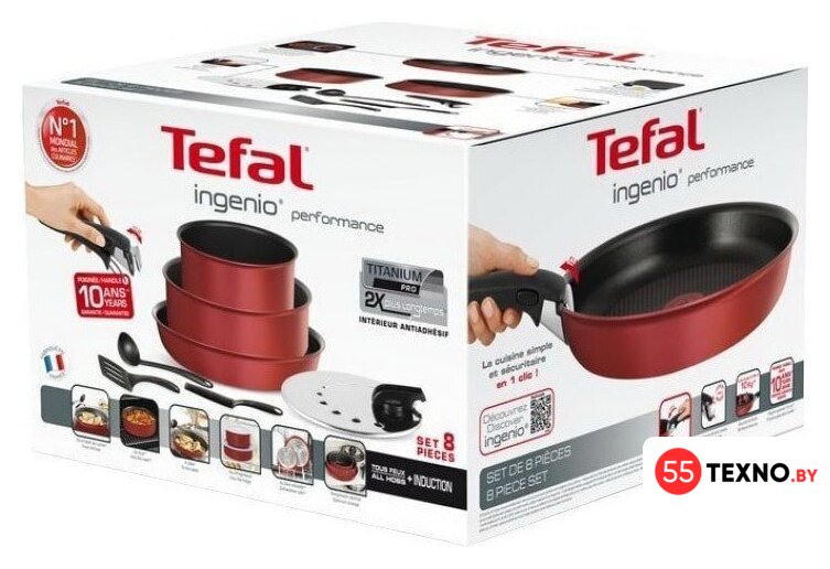 Набор сковород Tefal Ingenio Performance L6598902 - Изображение №6 — Интернет-магазин 55texno.by