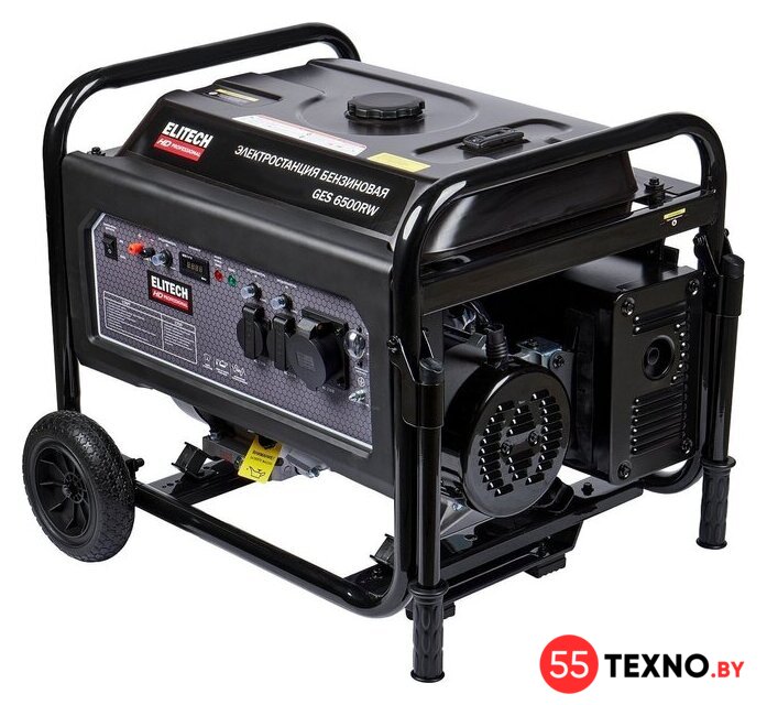 Бензиновый генератор ELITECH HD GES 6500RW - Изображение №4 — Интернет-магазин 55texno.by