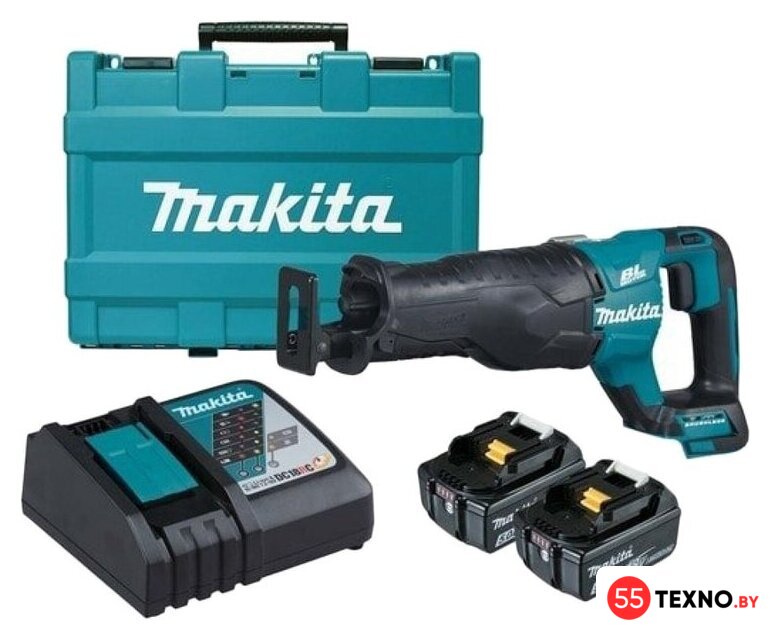 Сабельная пила Makita DJR187RTE (с 2-мя АКБ, кейс) - Изображение №1 — Интернет-магазин 55texno.by