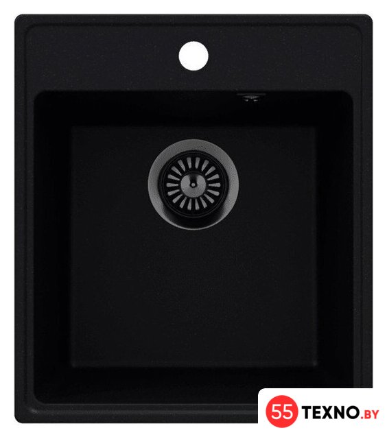 Кухонная мойка MAUNFELD Perla 425 MFQS-425B (черный) - Изображение №1 — Интернет-магазин 55texno.by
