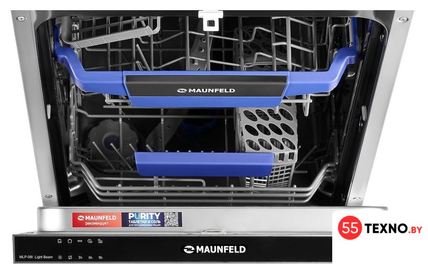 Встраиваемая посудомоечная машина MAUNFELD MLP-08I Light Beam - Изображение №6 — Интернет-магазин 55texno.by