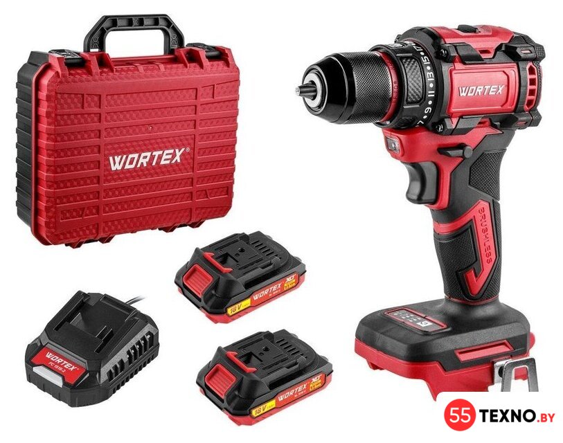 Дрель-шуруповерт Wortex BD 2025 DLi ALL1 1329836 (с 2-мя АКБ, кейс) - Изображение №1 — Интернет-магазин 55texno.by