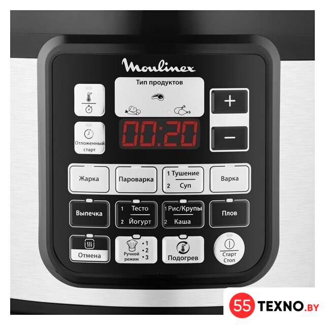 Мультиварка-скороварка Moulinex CE620D32 - Изображение №2 — Интернет-магазин 55texno.by