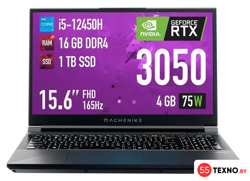 Игровой ноутбук Machenike S15 Quazar S JJ00GB00JRU - Изображение №2 — Интернет-магазин 55texno.by