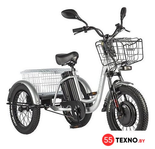 Электровелосипед Eltreco Porter Fat 700 (серебристый) - Изображение №1 — Интернет-магазин 55texno.by