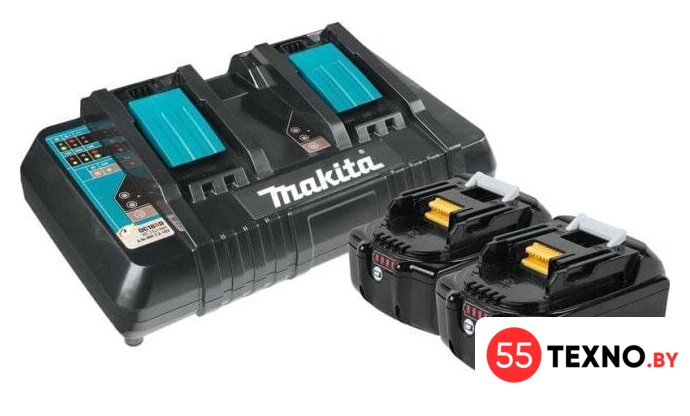 Аккумулятор с зарядным устройством Makita BL1850B + DC18RD 191L75-3 (18В/5 Ah + 7.2-18В) - Изображение №1 — Интернет-магазин 55texno.by