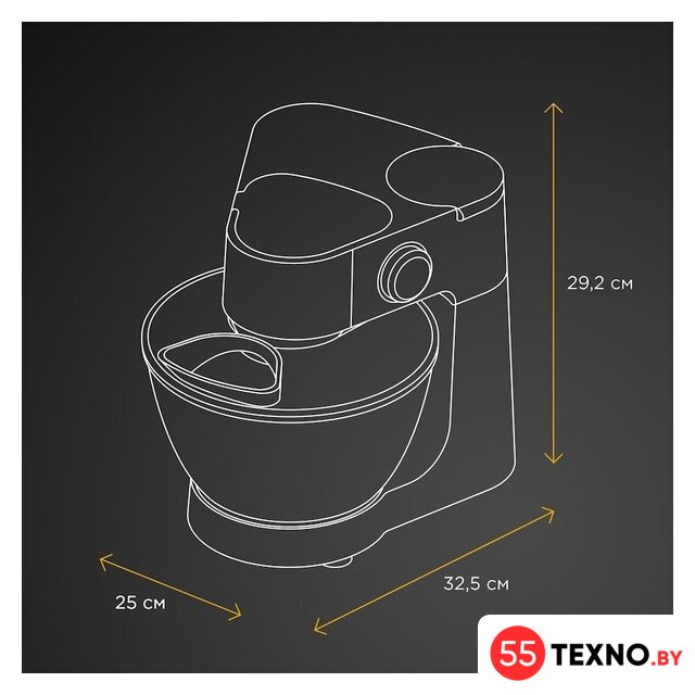 Кухонная машина Kenwood Prospero+ KHC29.H0WH - Изображение №8 — Интернет-магазин 55texno.by