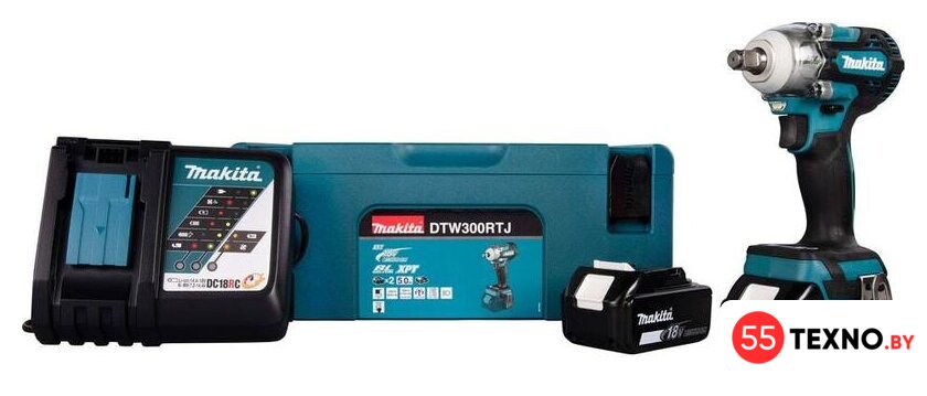 Гайковерт Makita DTW300RTJ (с 2-мя АКБ) - Изображение №1 — Интернет-магазин 55texno.by