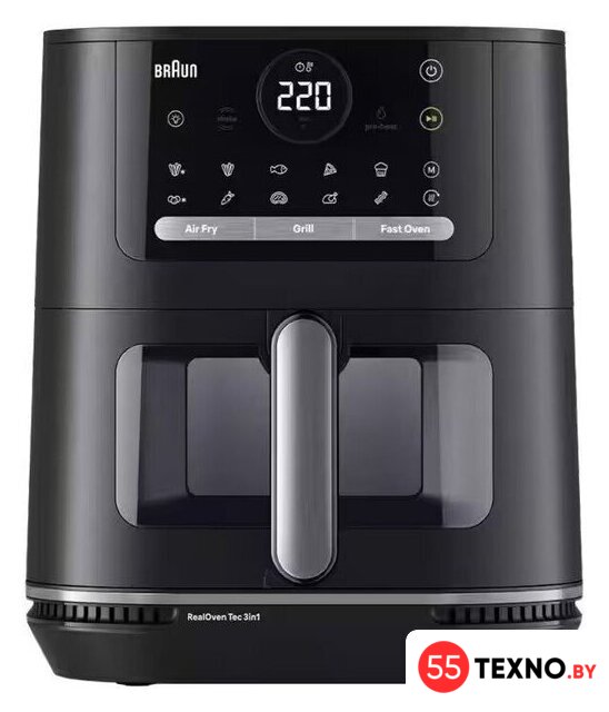 Аэрогриль (аэрофритюрница) Braun MultiFry 5 Air Fryer 3-i-n1 HF5075IBK - Изображение №1 — Интернет-магазин 55texno.by