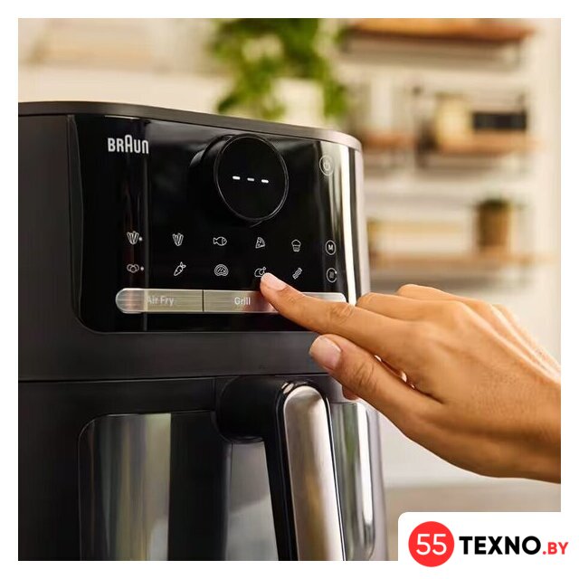 Аэрогриль (аэрофритюрница) Braun MultiFry 5 Air Fryer 3-i-n1 HF5075IBK - Изображение №5 — Интернет-магазин 55texno.by