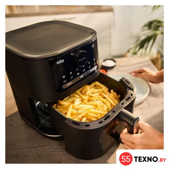 Аэрогриль (аэрофритюрница) Braun MultiFry 5 Air Fryer 3-i-n1 HF5075IBK - Изображение №11 — Интернет-магазин 55texno.by