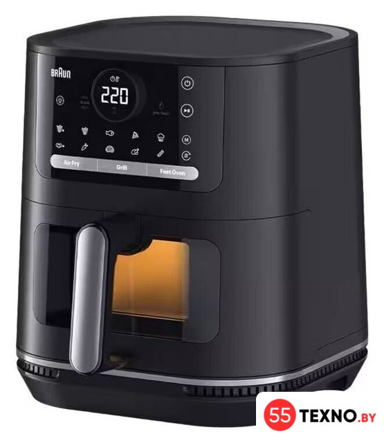 Аэрогриль (аэрофритюрница) Braun MultiFry 5 Air Fryer 3-i-n1 HF5075IBK - Изображение №2 — Интернет-магазин 55texno.by