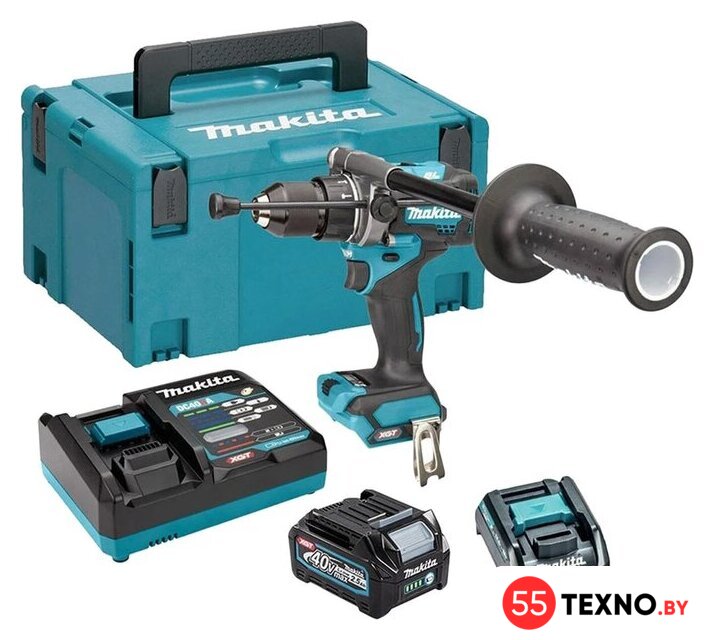 Ударная дрель-шуруповерт Makita HP001GD201 (с 2-мя АКБ, кейс) - Изображение №1 — Интернет-магазин 55texno.by