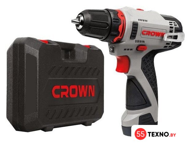 Дрель-шуруповерт Crown CT21072HX-2 BMC (с 2-мя АКБ, кейс) - Изображение №1 — Интернет-магазин 55texno.by