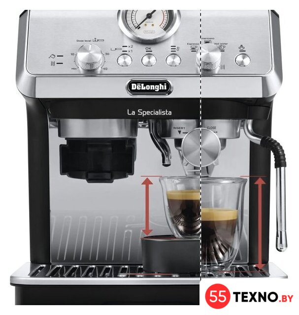 Кофейная станция DeLonghi La Specialista Arte Manual EC9155.MB - Изображение №2 — Интернет-магазин 55texno.by