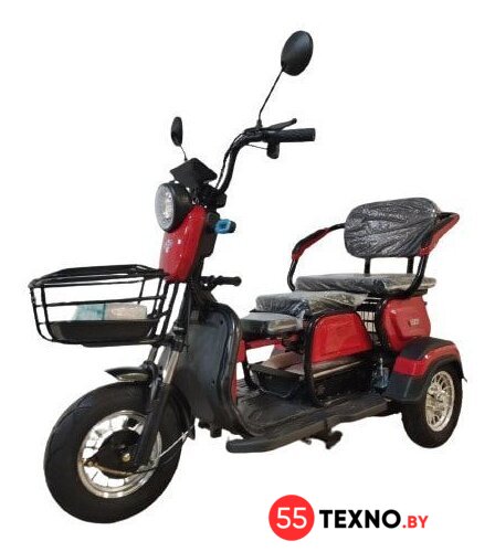 Электроскутер SMD Trike (красный) - Изображение №1 — Интернет-магазин 55texno.by