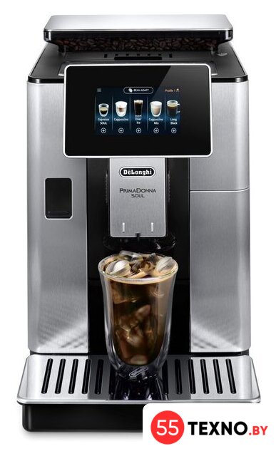 Кофемашина DeLonghi PrimaDonna Soul ECAM 610.74.MB - Изображение №11 — Интернет-магазин 55texno.by