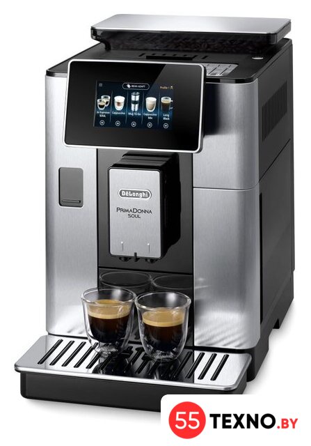Кофемашина DeLonghi PrimaDonna Soul ECAM 610.74.MB - Изображение №2 — Интернет-магазин 55texno.by