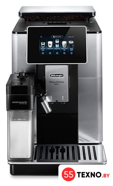 Кофемашина DeLonghi PrimaDonna Soul ECAM 610.74.MB - Изображение №7 — Интернет-магазин 55texno.by
