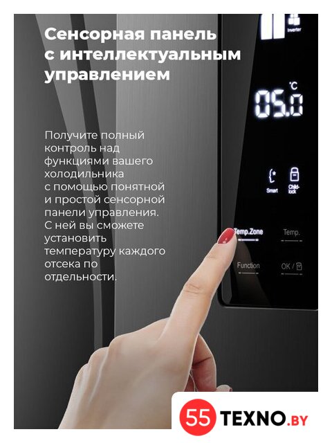 Четырёхдверный холодильник MAUNFELD MFF181NFW - Изображение №19 — Интернет-магазин 55texno.by