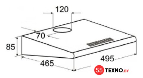 Кухонная вытяжка MAUNFELD MPA 50 (бежевый) - Изображение №25 — Интернет-магазин 55texno.by