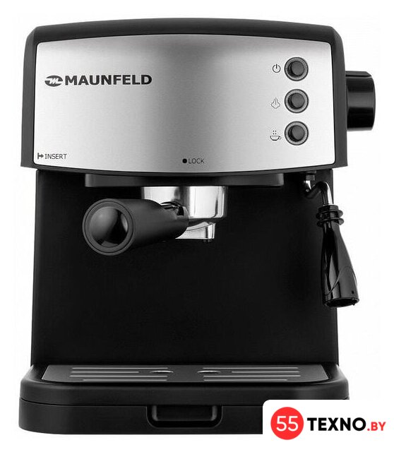 Рожковая кофеварка MAUNFELD MF-734BK - Изображение №3 — Интернет-магазин 55texno.by