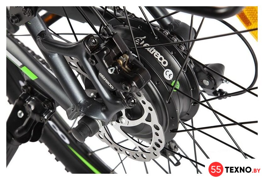 Электровелосипед Eltreco XT 850 New (серый/зеленый) - Изображение №10 — Интернет-магазин 55texno.by