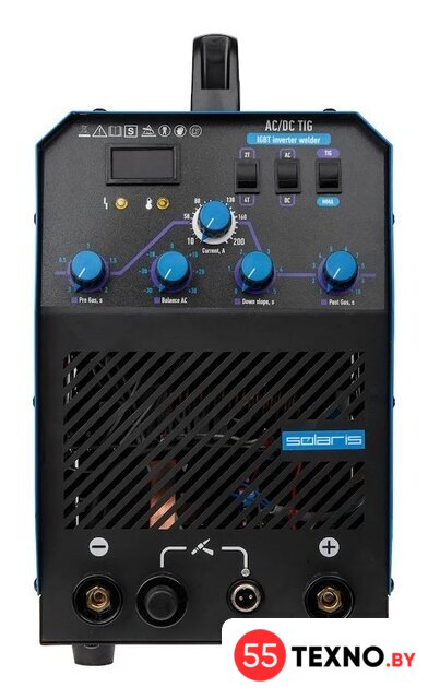 Сварочный инвертор Solaris TIG-220 AC/DC - Изображение №2 — Интернет-магазин 55texno.by