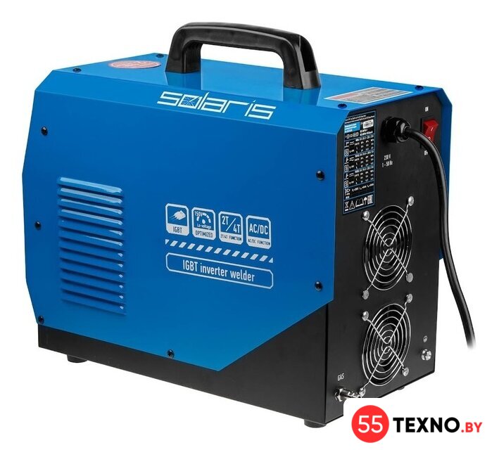 Сварочный инвертор Solaris TIG-220 AC/DC - Изображение №4 — Интернет-магазин 55texno.by