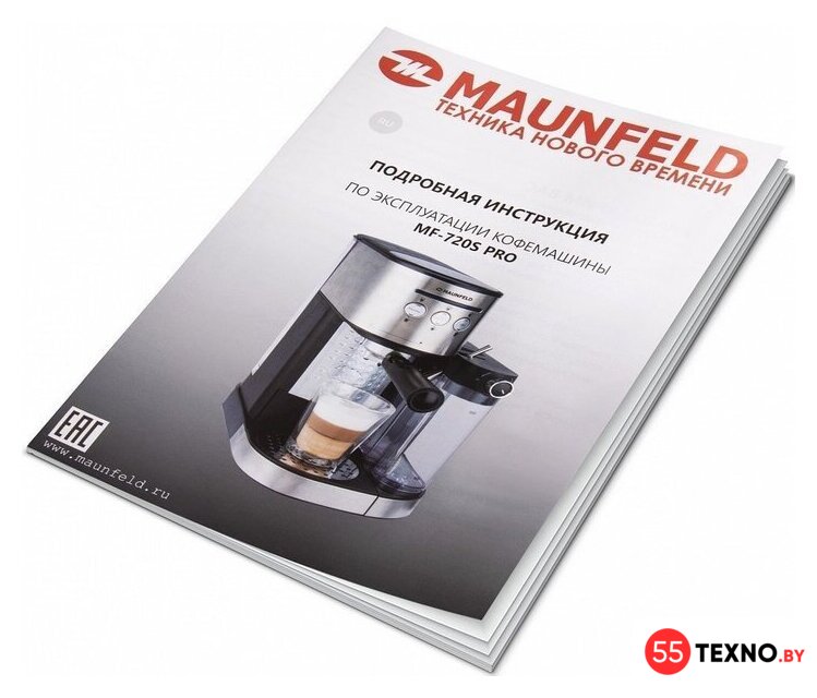 Рожковая кофеварка MAUNFELD MF-720S Pro - Изображение №10 — Интернет-магазин 55texno.by