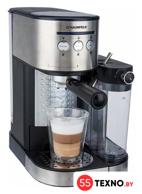 Рожковая кофеварка MAUNFELD MF-720S Pro - Изображение №1 — Интернет-магазин 55texno.by