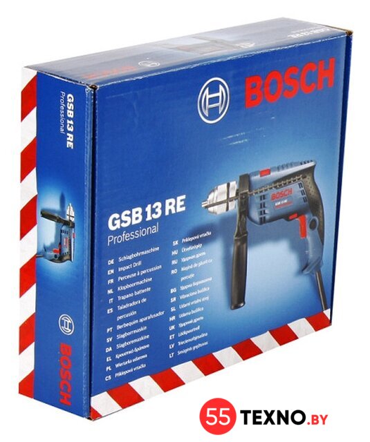 Ударная дрель Bosch GSB 13 RE Professional (0601217100) - Изображение №4 — Интернет-магазин 55texno.by