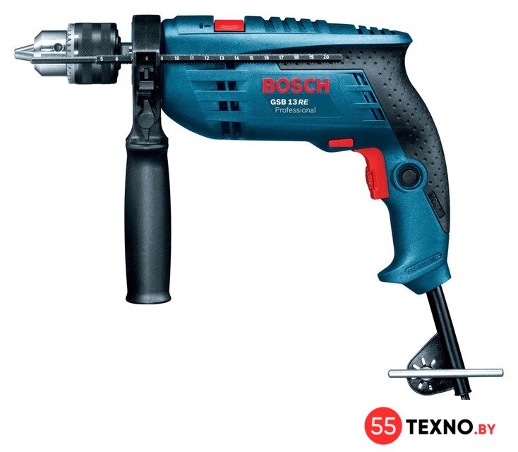 Ударная дрель Bosch GSB 13 RE Professional (0601217100) - Изображение №2 — Интернет-магазин 55texno.by