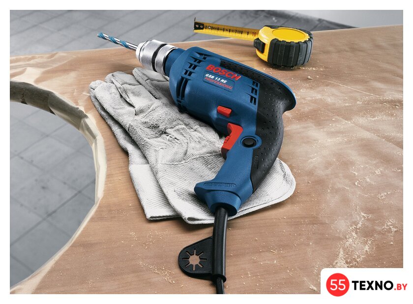 Ударная дрель Bosch GSB 13 RE Professional (0601217100) - Изображение №5 — Интернет-магазин 55texno.by