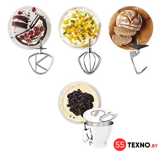 Кухонный процессор Kenwood Titanium Chef Baker KVC65.001WH - Изображение №6 — Интернет-магазин 55texno.by