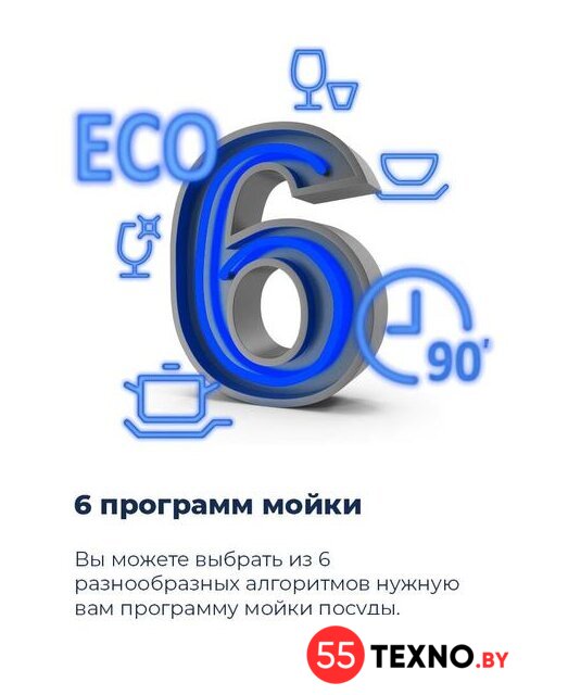 Настольная посудомоечная машина MAUNFELD MLP 06S - Изображение №21 — Интернет-магазин 55texno.by