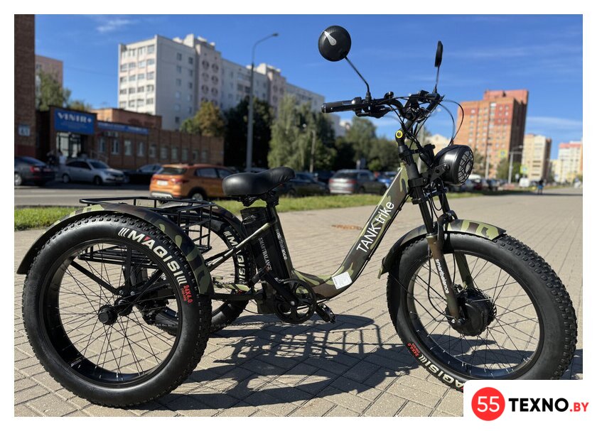 Электровелосипед Smart Balance Tank Trike 2024 (камуфляж) - Изображение №1 — Интернет-магазин 55texno.by