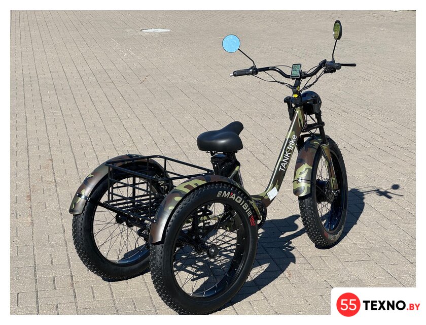 Электровелосипед Smart Balance Tank Trike 2024 (камуфляж) - Изображение №9 — Интернет-магазин 55texno.by