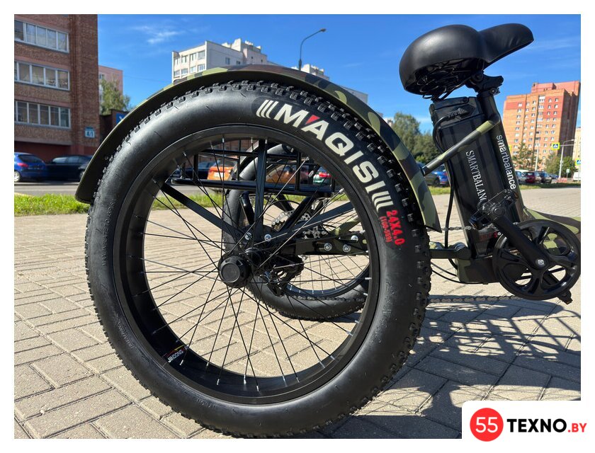 Электровелосипед Smart Balance Tank Trike 2024 (камуфляж) - Изображение №2 — Интернет-магазин 55texno.by