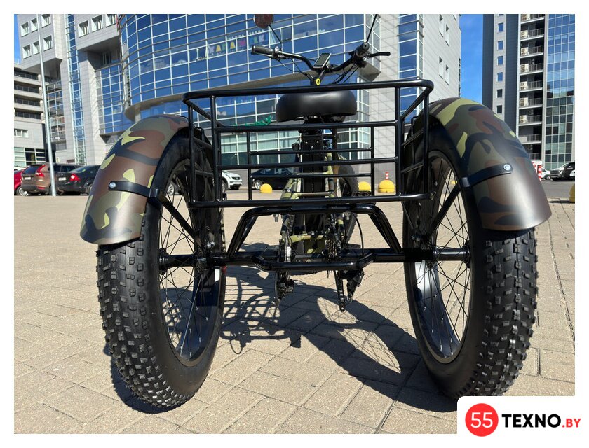 Электровелосипед Smart Balance Tank Trike 2024 (камуфляж) - Изображение №3 — Интернет-магазин 55texno.by