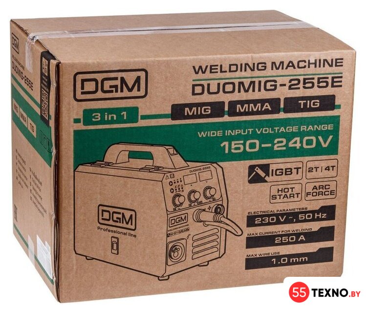 Сварочный инвертор DGM DUOMIG-255E - Изображение №9 — Интернет-магазин 55texno.by