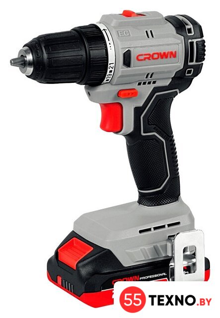 Дрель-шуруповерт Crown CT21104XS-2 BMC (с 2-мя АКБ, кейс) - Изображение №1 — Интернет-магазин 55texno.by