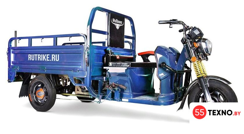 Грузовой электроскутер Rutrike Гибрид 1500 60V 1000W (синий) - Изображение №1 — Интернет-магазин 55texno.by