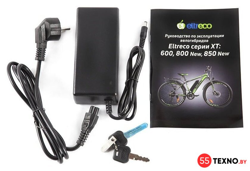 Электровелосипед Eltreco XT 850 New (черный/зеленый) - Изображение №24 — Интернет-магазин 55texno.by