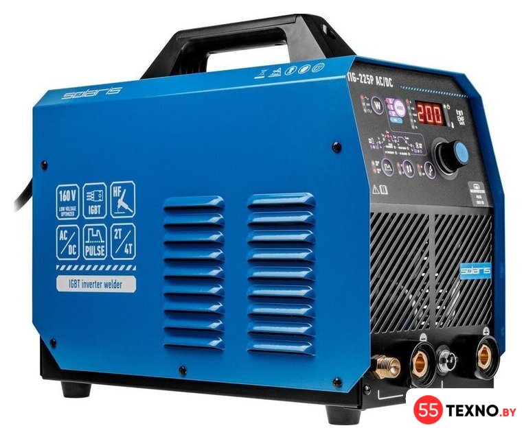 Сварочный инвертор Solaris TIG-225P AC/DC - Изображение №1 — Интернет-магазин 55texno.by