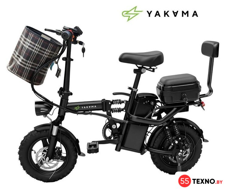 Электровелосипед Yakama R5 (черный) - Изображение №3 — Интернет-магазин 55texno.by