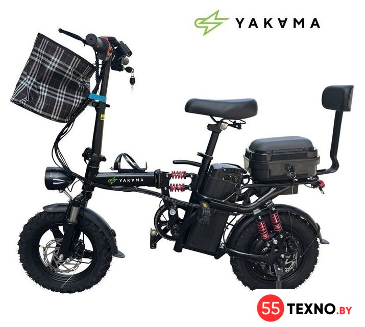 Электровелосипед Yakama R5 (черный) - Изображение №1 — Интернет-магазин 55texno.by