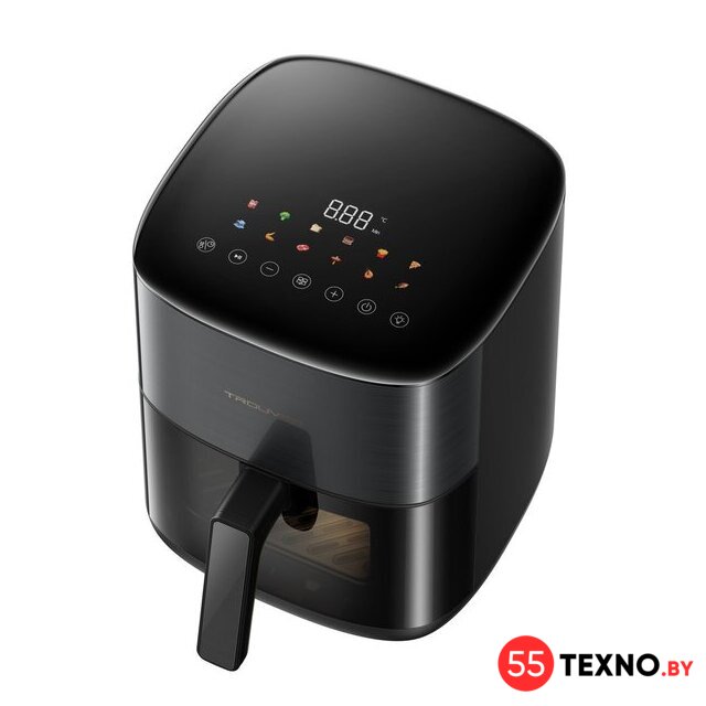 Аэрогриль (аэрофритюрница) Trouver Air Fryer FD10s Pro 6L (черный) - Изображение №2 — Интернет-магазин 55texno.by