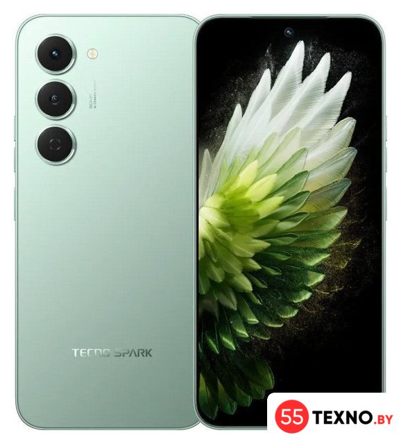 Телефон Tecno Spark 40 Pro 8GB/256GB (бамбуковый зеленый) - Изображение №1 — Интернет-магазин 55texno.by